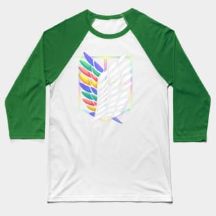 colors of freedom (back design) Baseball T-Shirt